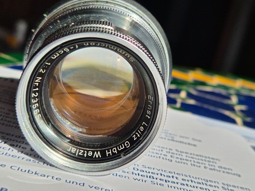 Leica summicron 2 50mm - summicron, 1:2,