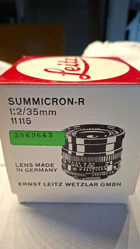 Leitz summicron 35 35mm - leitz, 1:2/35