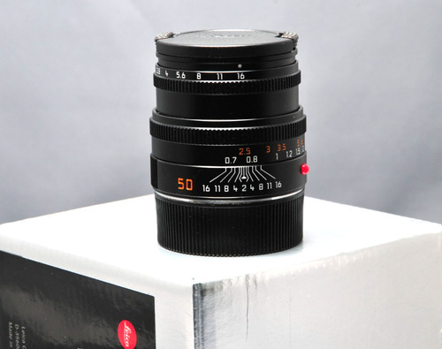 Leica summicron objektiv - objektiv, 50