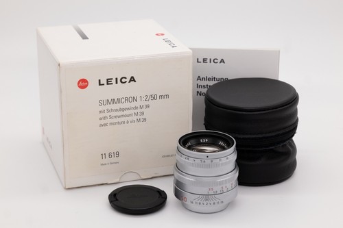 Leica summicron 50mm m39 - leica,
